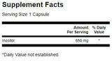 Inositol 650 mg - 100 capsules - Nutra Best Europe