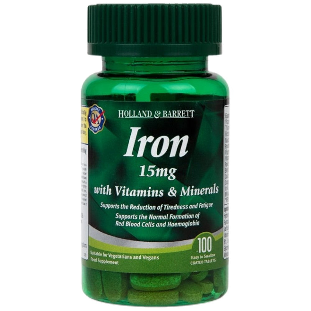 Vas 15 mg | Vitaminokkal és ásványi anyagokkal 100 kapszula