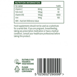 Gyengéd vas formula (vas-biszglicinát) 14 mg 90 tabletta NaturesAid