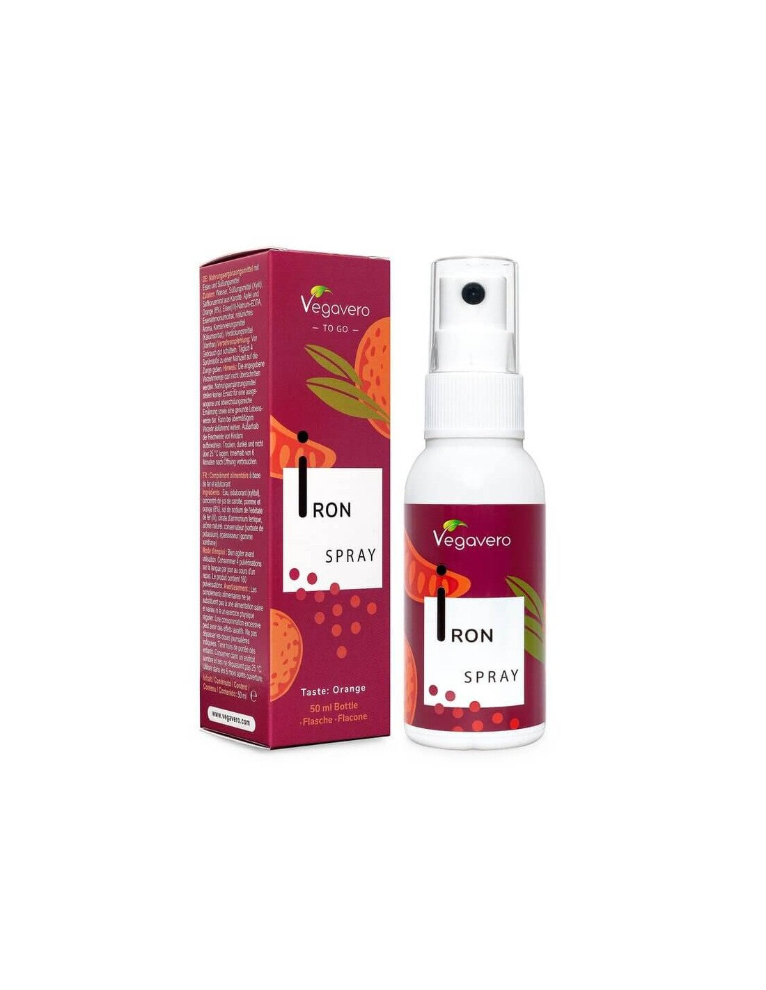 Vasspray/ Szájspray, 50 ml, 100%-ban vegán <tc>Vegavero</tc>