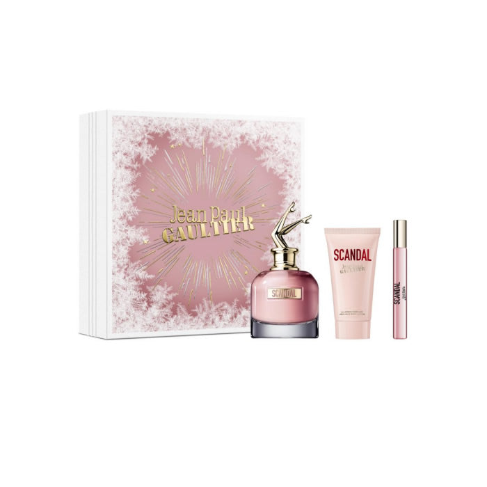 <tc>JEAN PAUL GAULTIER</tc> Scandal Eau De Parfüm Spray 80ml szett 3 darabos karácsonyi 2023