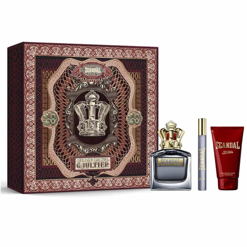 <tc>JEAN PAUL GAULTIER</tc> Scandal For Him Eau De Toilette Spray 100ml szett 3 darabos