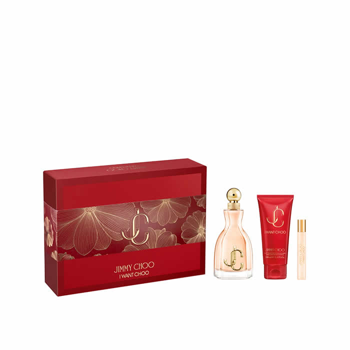 <tc>JIMMY CHOO</tc> I Want Choo Eau De Parfum Spray 100ml szett 3 darabos