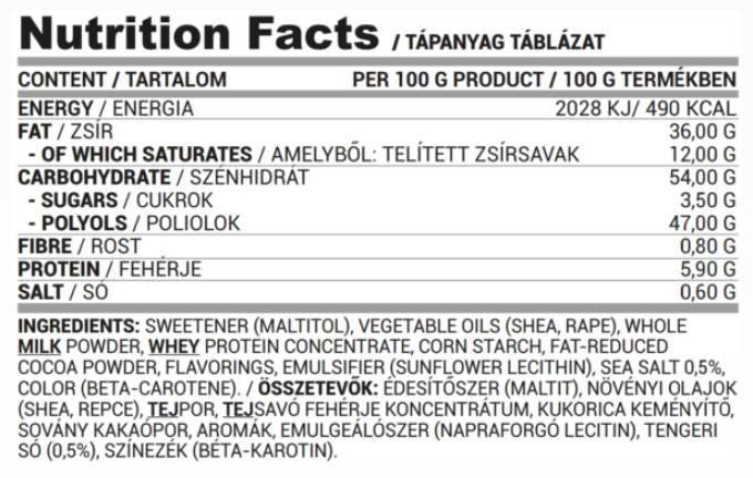 Protein Spread | Salted Caramel - 350 grams - Nutra Best Europe