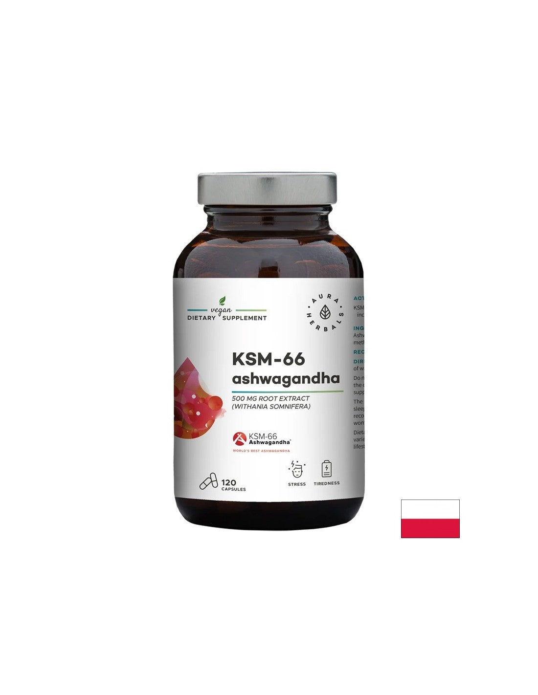 Stressz és jó hangulat - Ashwagandha (KSM-66), 200 mg x 120 kapszula