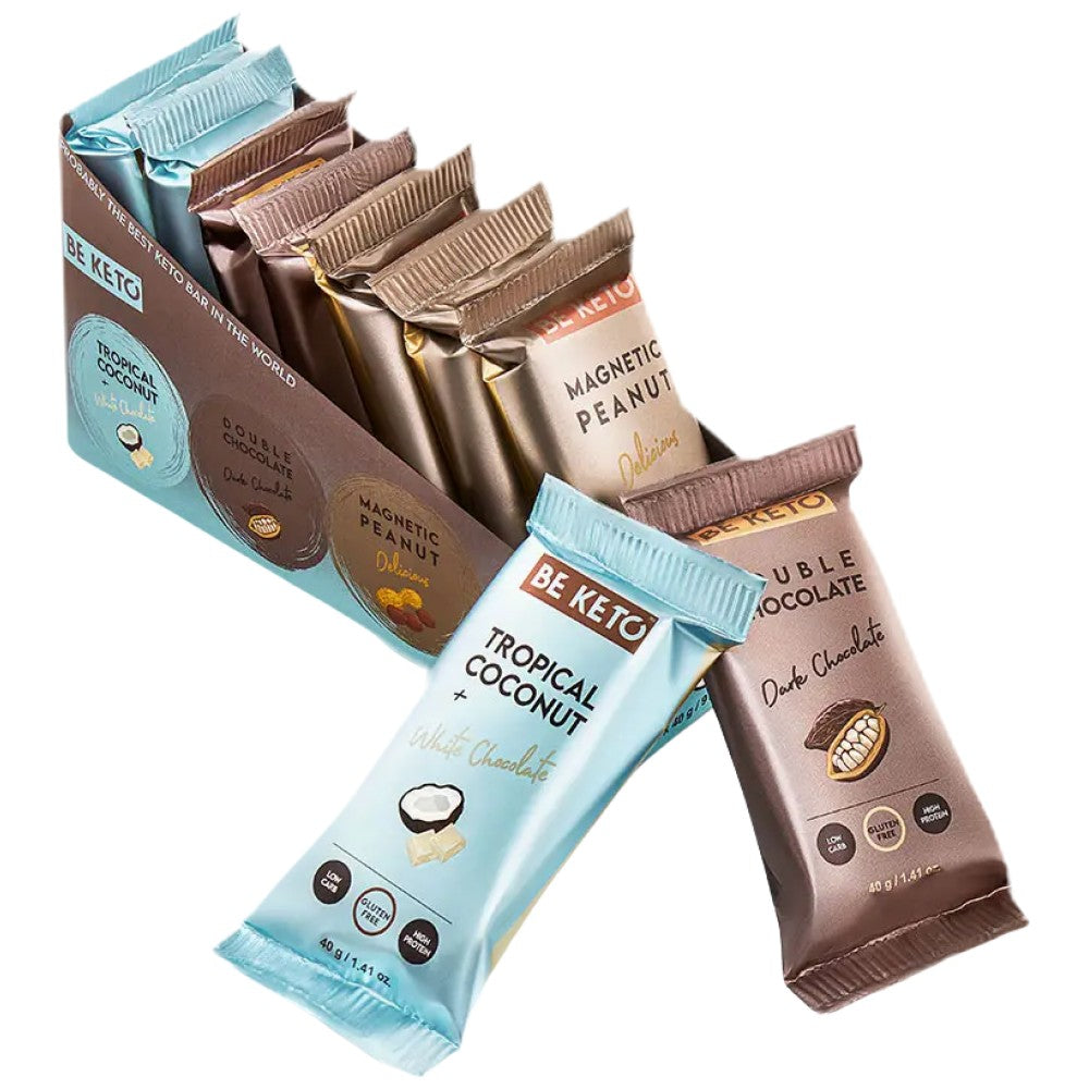 Keto bárkészlet | 9 rúd keveréke - 9 x 40 gramm