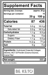 Keto kollagén + MCT por - 300 gramm