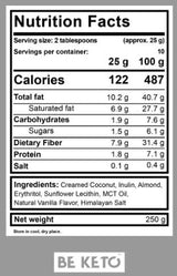 Keto krém | Mandula & Vanília + MCT - 250 gramm