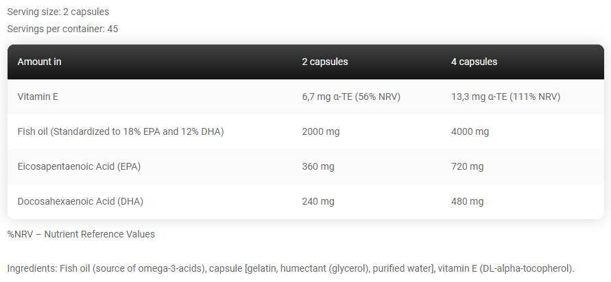 <tc>Kevin Levrone</tc> Omega-3/Halolaj [90 gélkapszula, 45 adag]
