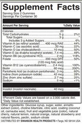 Kids Multivitamin Gummies | Vegyes gyümölcs - 60 rágótabletta