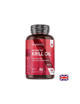 Szív-, agy- és látásápolás - Antarktiszi krill olaj 600 mg, 180 lágyzselé kapszula - Krill olaj