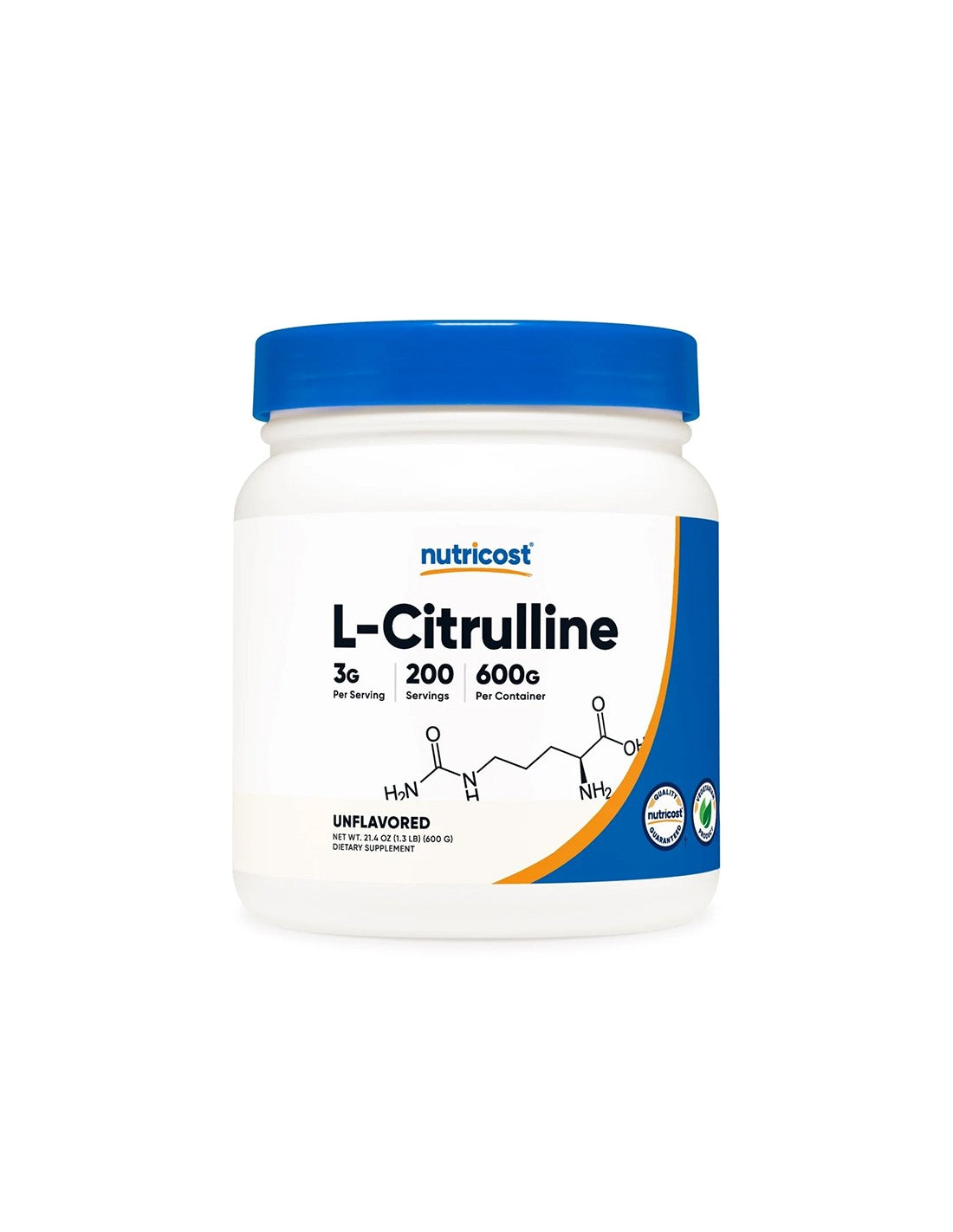 Izomerő és szív egészsége - L-citrulin, 600 g por