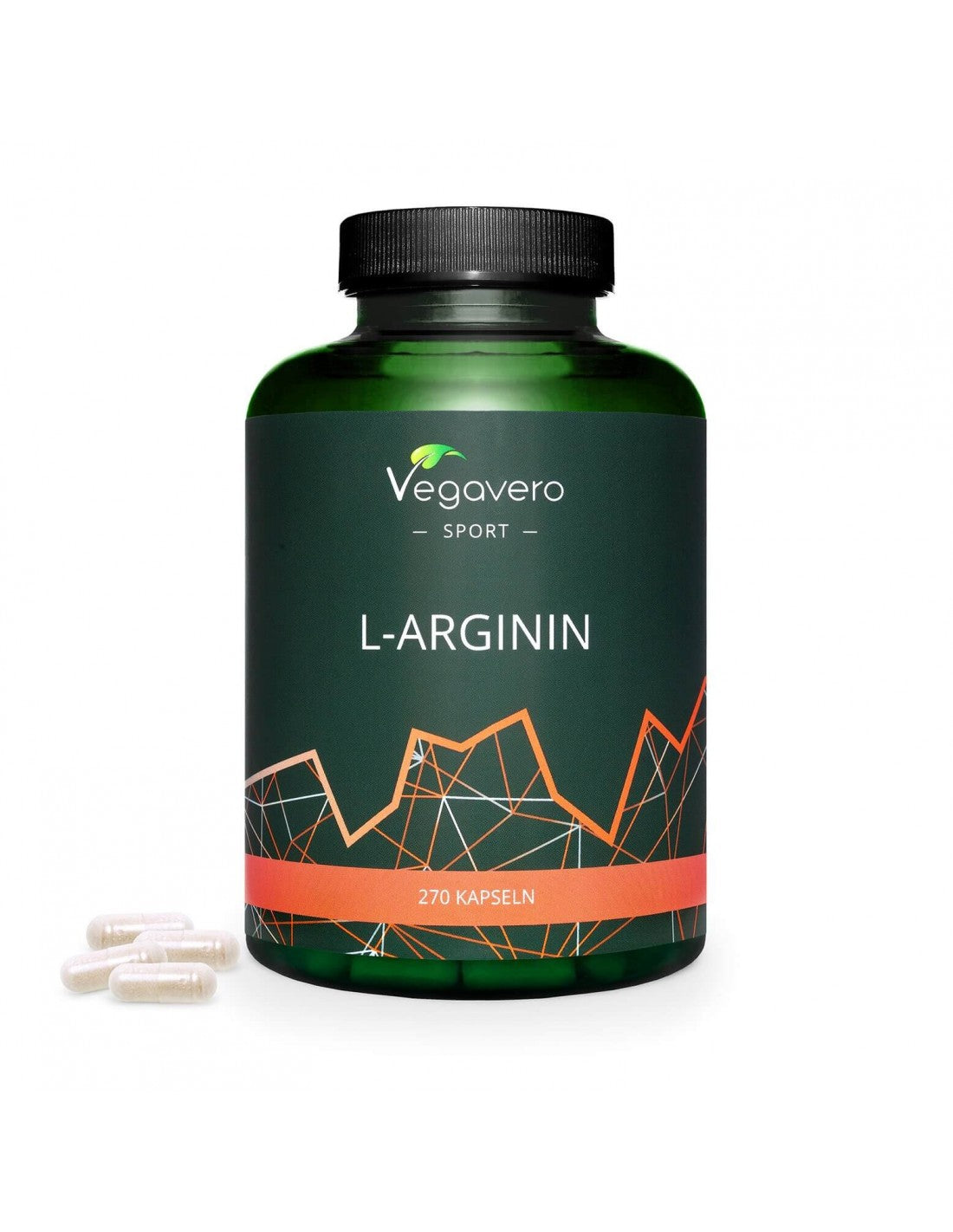 L-arginin, 270 kapszula, 100%-ban vegán <tc>Vegavero</tc>