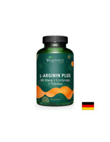 L-Arginine Plus Maca, Cordyceps és Tribulus - L-Arginine Plus (mit Maca, Cordyceps, Tribulus), 270 kapszula <tc>Vegavero</tc>