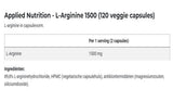 L-arginin 1500-120 kapszula