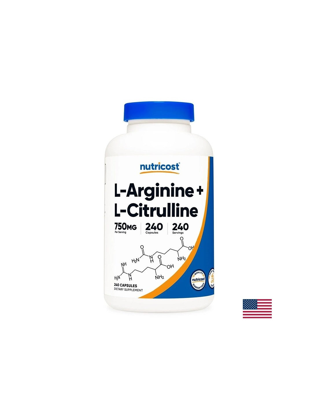 Hang és energia - L-Arginin + L-Citrullin (L-Arginin + L-Citrullin), 500 mg + 250 mg, 240 kapszula