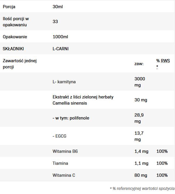 L-Carni Liquid | L-karnitin - 1000 ml