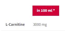 L-Carnitine 3000 Sport Endurance | Lövés - 100 ml