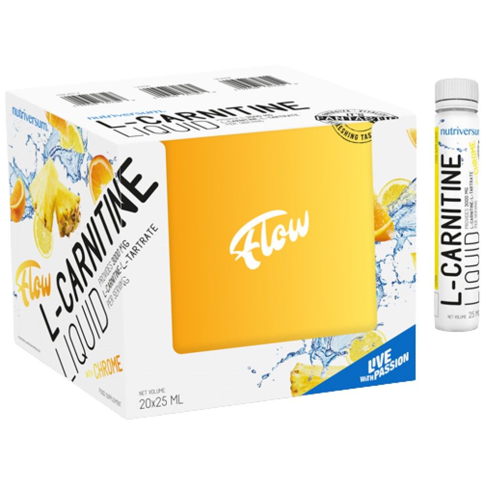 L-Carnitine Liquid Shot 2500 mg - 20 x 25 ml