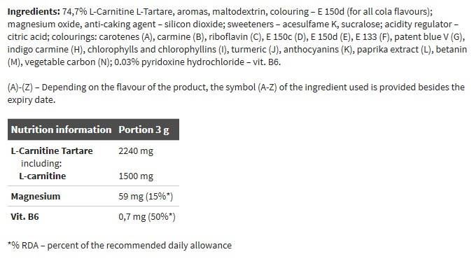 L-Carnitine Xplode - 300 gramm