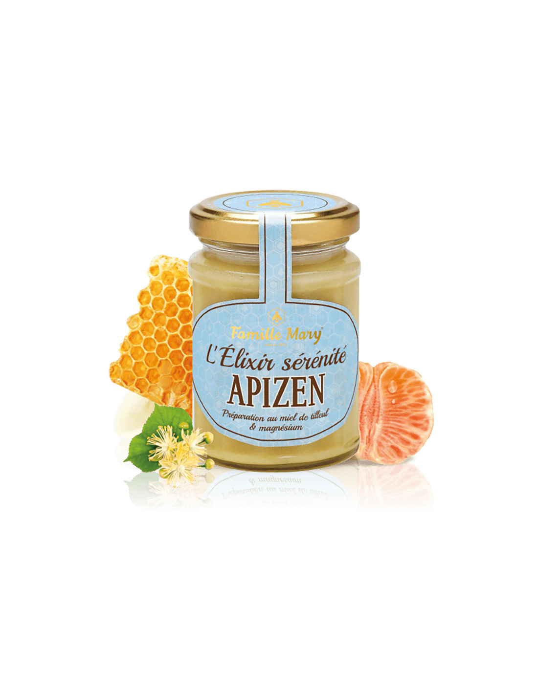L' Elixir sérénité Apizen/ Apizen (hársméz + magnézium és vörös mandarin illóolaj), 200 g Famille Mary