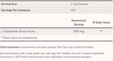 L-glutamin 500 mg - 120 kapszula