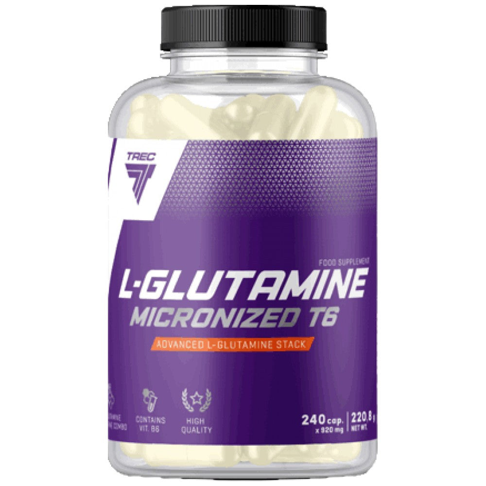 L-glutamin mikronizált T6 kupak - 240 kapszula