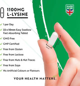 L-lizin 1100 mg 240 vegán tabletta