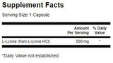 L-Lizin 500 mg 300 kapszula