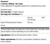 L-Serine 500 mg 60 kapszula