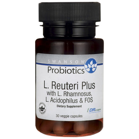 L. Reuteri Plus with L. Rhamnosus, L. Acidophilus and FOS 30 capsules - Nutra Best Europe