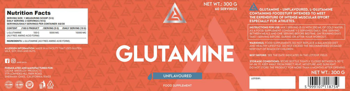 LA glutamin por - 300 gramm