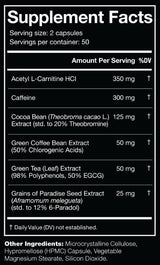 The Omen! Thermogenic Fat Burner - 100 capsules - Nutra Best Europe