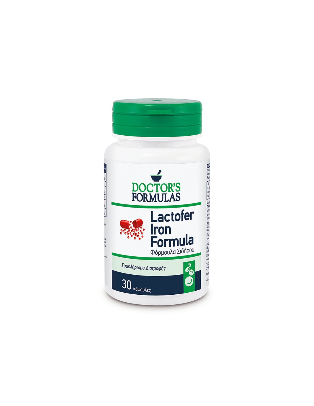 Lactofer Iron Formula/Vashiányos vérszegénységre, 30 kapszula Doctor's Formulas