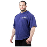 <tc>Legal Power</tc> Stone Wash Rag Top kapucnis pulóver ''Boston''/Kapucnis felső/Királykék
