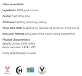 Mészolaj | 100% Pure Citrus Aurantifolia - 30 ml