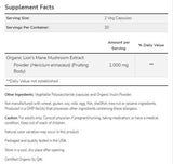 Oroszlánsörény 500 mg | Organikus oroszlánsörény gombával készült - 60 kapszula