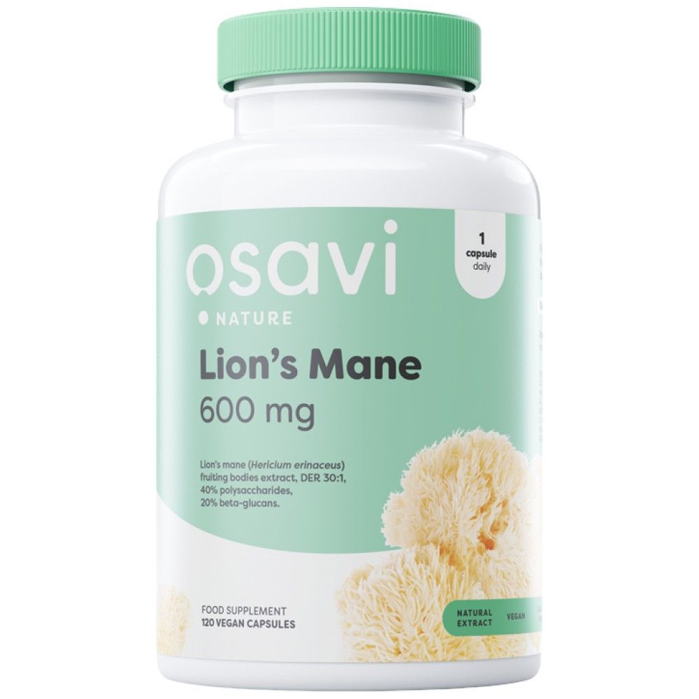 Oroszlánsörény 600 mg - 120 kapszula