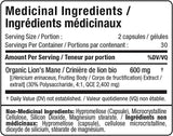 Oroszlánsörény kivonat 600 mg - 60 kapszula