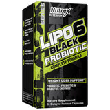 Lipo 6 fekete probiotikum | Komplett formula prebiotikus + emésztőenzimekkel - 30 kapszula