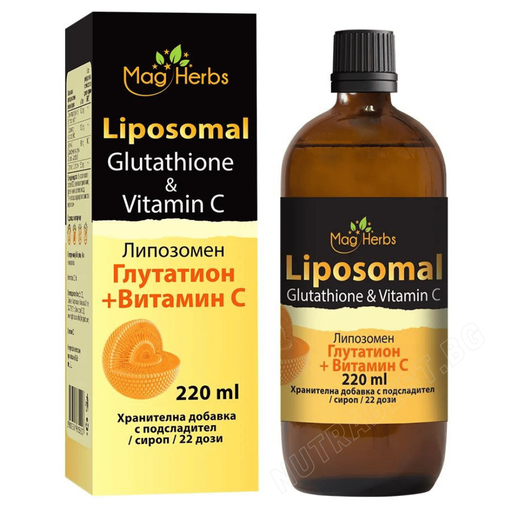 Liposzómás glutation & C-vitamin <tc>MagHerbs</tc> /220 ml, 22 adag/