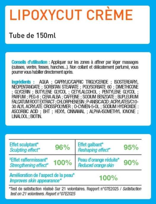 Lipoxycut | Scult & Égési sérülések elleni cellulit krém - 150 ml