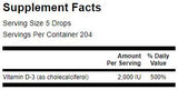 Folyékony D3-vitamin/400 NE cseppenként 29,6 ml
