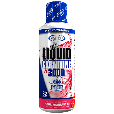 Liquid Carnitine 3000 | 2x Concentration - Maximum Strength - 480 ml - Nutra Best Europe