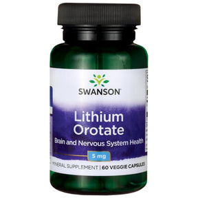 Lithium Orotate 5 mg 60 capsules - Nutra Best Europe