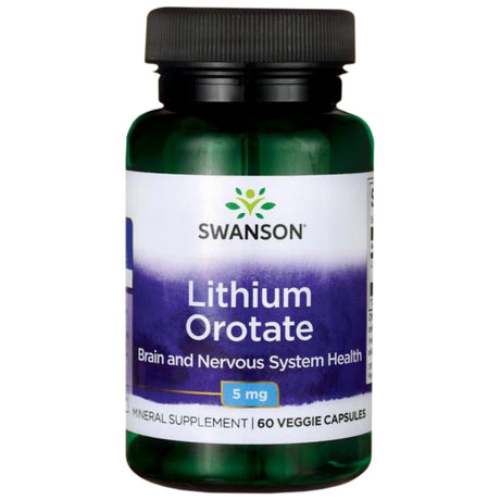 Lithium Orotate 5 mg 60 capsules - Nutra Best Europe
