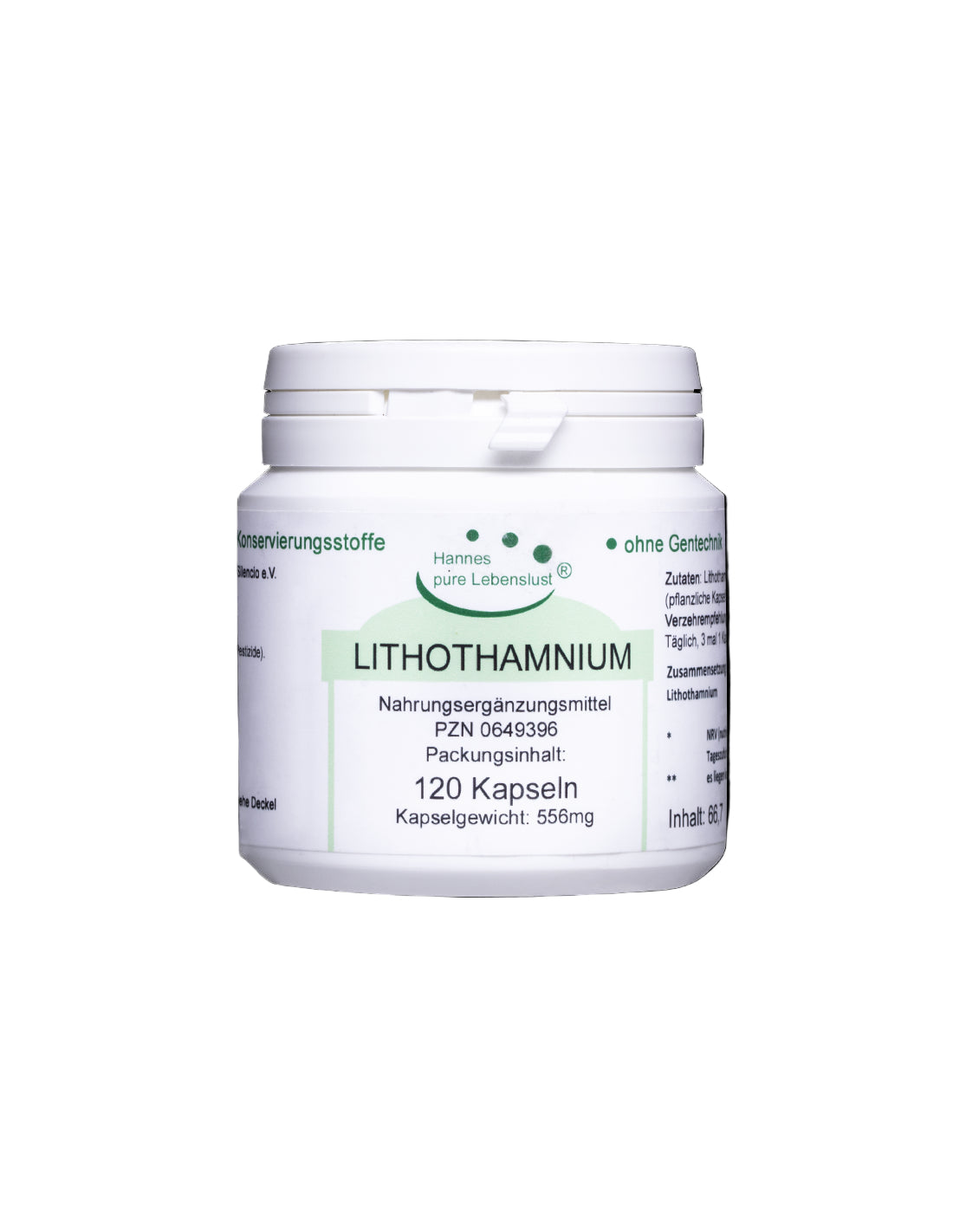 Lithothamnium - Lithothamnium (vörös alga), 120 kapszula