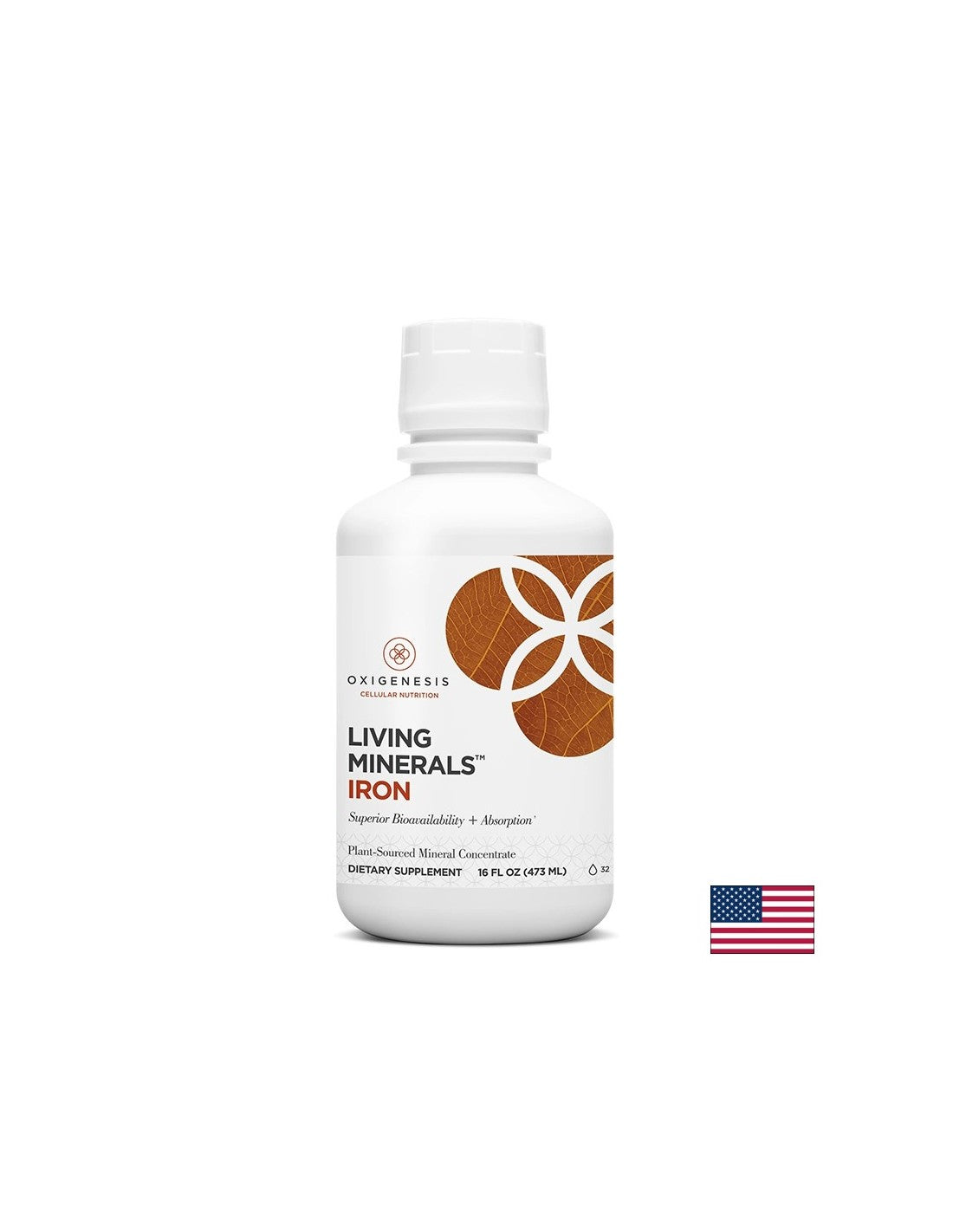 Vérszegénység esetén - Folyékony vas Living Minerals, 473 ml