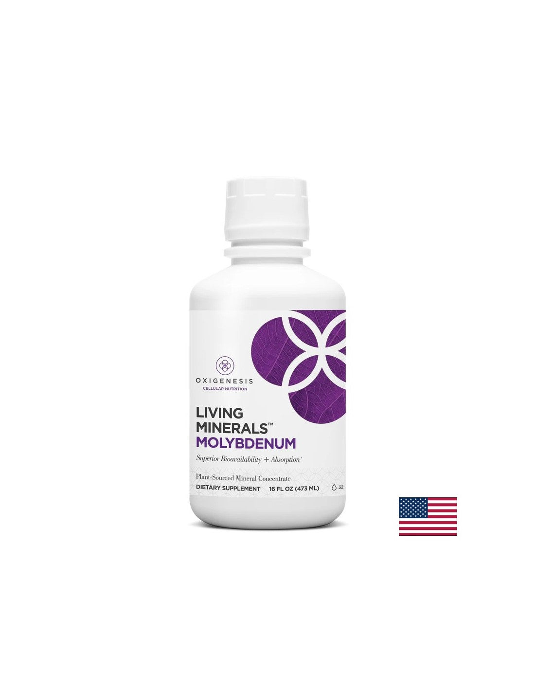 Elősegíti az aminosavak és toxinok lebontását - Molibdén Living Minerals, 473 ml