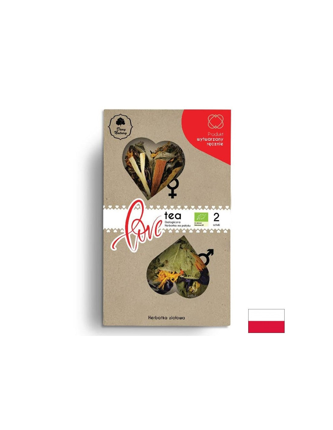 Tea Neki és Neki Bio - Szerelemtea, 2 x 3,5 g <tc>Dary Natury</tc>
